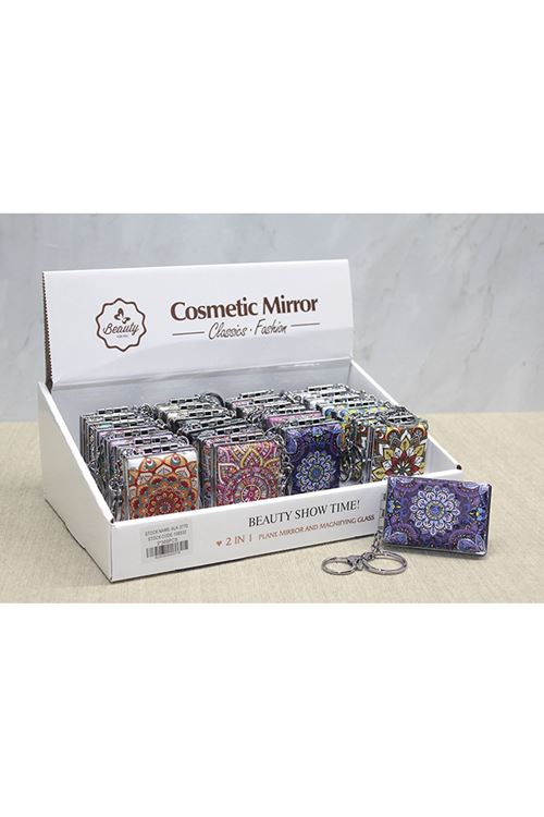 Taşlı El Aynası Anahtarlık Model 5