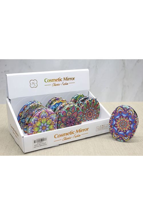 Taşlı El Aynası Oval İnce Model 3