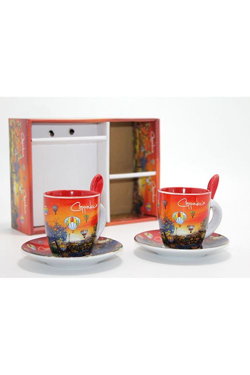Yöresel İkili Fincan Seti Model 3