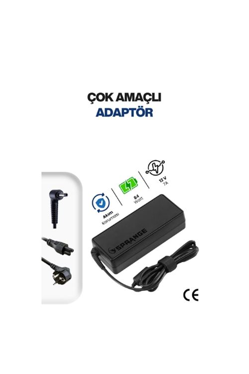 12V 7A 5.5 * 2.5mm 84W Led ve Modem Adaptörü