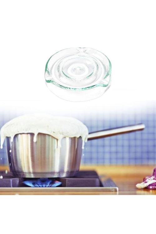 Tbl Dekor® Cam Süt Kaynatma ve Taşma Önleyici Aparat – Süt Taşırmaz Güvenli Kaynatma,Isıya Dayanıklı Cam