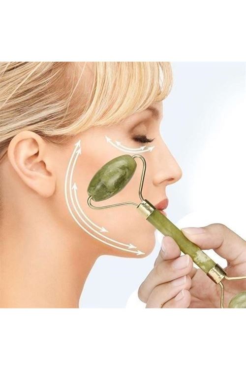 Tbl Dekor® Yeşim Taşı Çift Taraflı Cilt Masaj Aleti