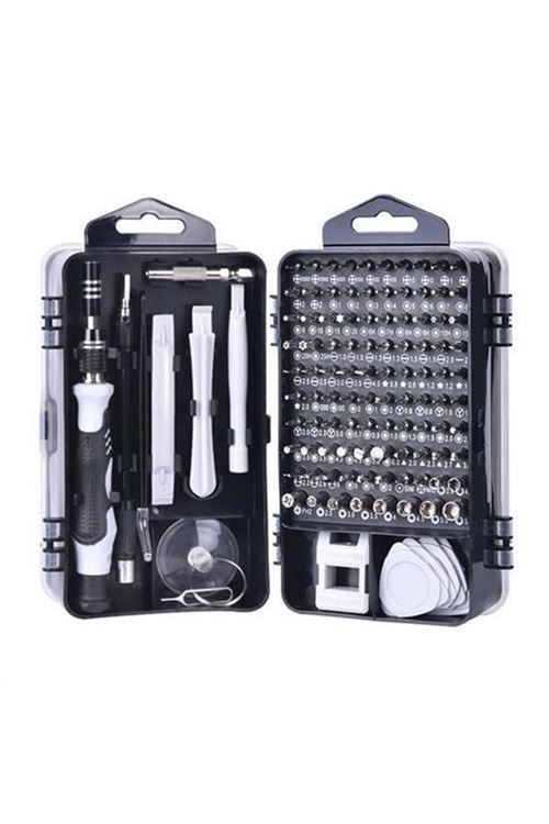 Tbl Dekor® 115 in 1 Hassas Tornavida Onarım Alet Manyetik Sürücü Kitli Elektronik Hassas Tornavida Seti
