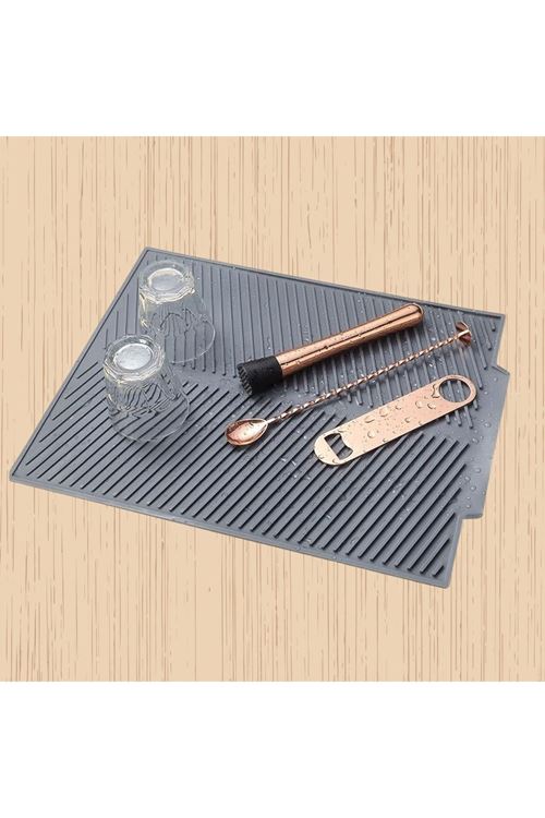 Tbl Dekor® Büyük Bulaşık Kurutma Matı,Silikon Bulaşık Kurutma Matı Çok Amaçlı Tezgah Üstü Mat