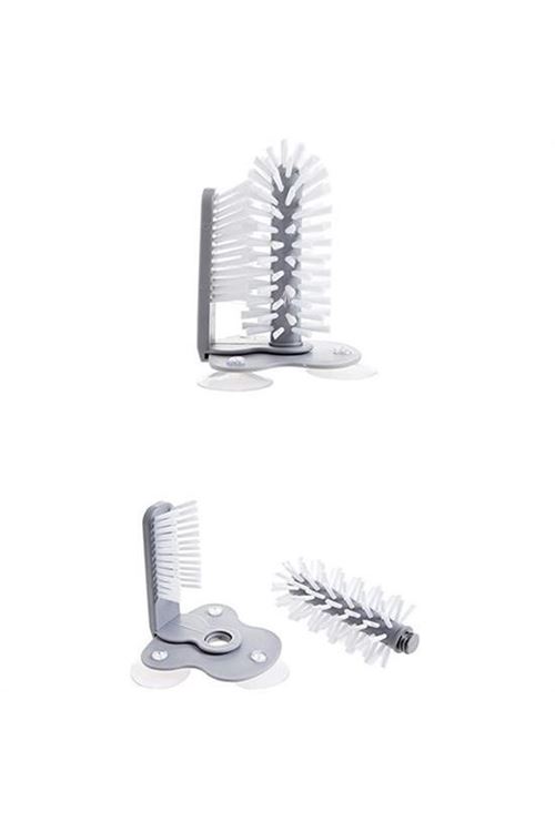 Tbl Dekor® Pratik Kolay Fonksiyonel Vantuzlu Elde Bulaşık Yıkama Fırçası