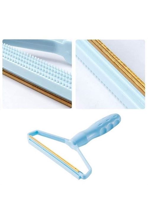 Tbl Dekor® Çift Taraflı Elbise Kazak Plastik Kumaş Tüy Alma ve Tiftik Temizleyici Toplayıcı Taşınabilir
