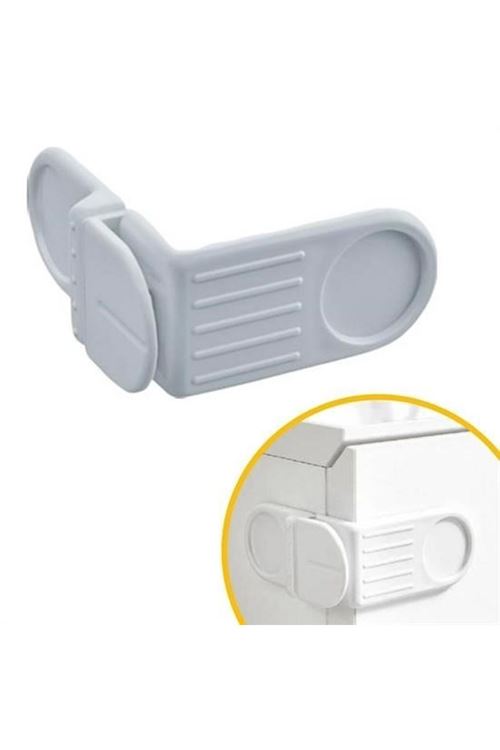 Tbl Dekor® Bebek Çocuk Güvenlik Çekmece ve Dolap İçin Kendiliğinde Yapışkanlı Vidasız Köşe Kapak Kilidi