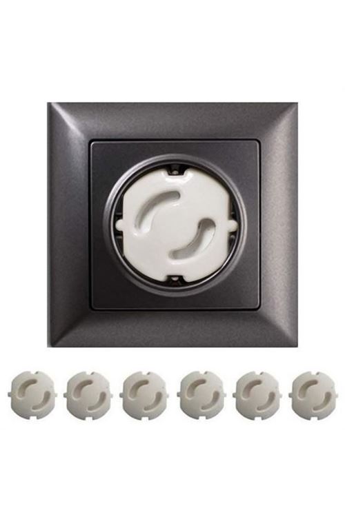 Tbl Dekor® Bebek Çocuk Priz Koruma Kapağı (6 Adet) Çocuk Güvenliği, Priz Muhafazası, Priz Kapatıcı