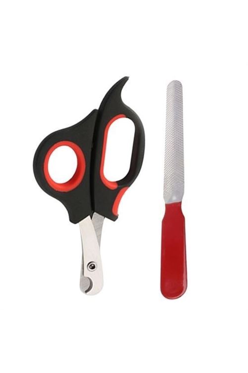 Tbl Dekor® Evcil Hayvan Tırnak Makası Ve Törpü Seti Manikür Pedikür Pati Bakım Aleti Kaymaz Sap