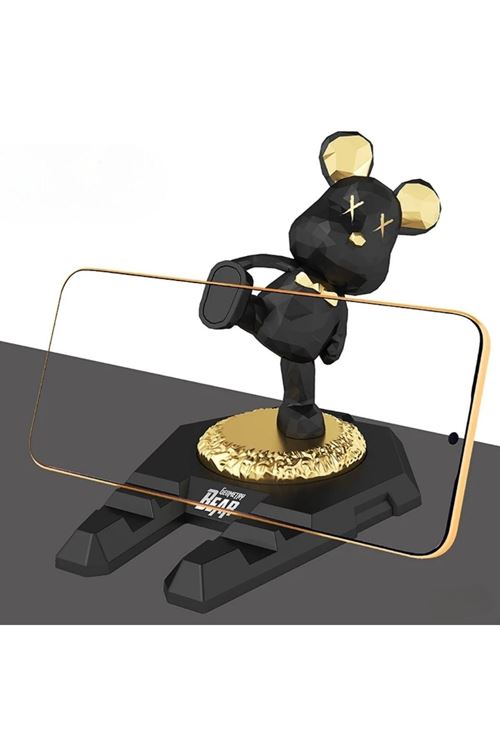 Tbl Dekor® Ayıcıklı Telefon ve Tablet Standı Masa Üstü Telefon ve Tablet Tutucu Aparatı