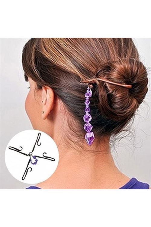 Tbl Dekor® Kolay Saç Toplama Örgü Yapma Tokası Saç Şekillendirme Seti