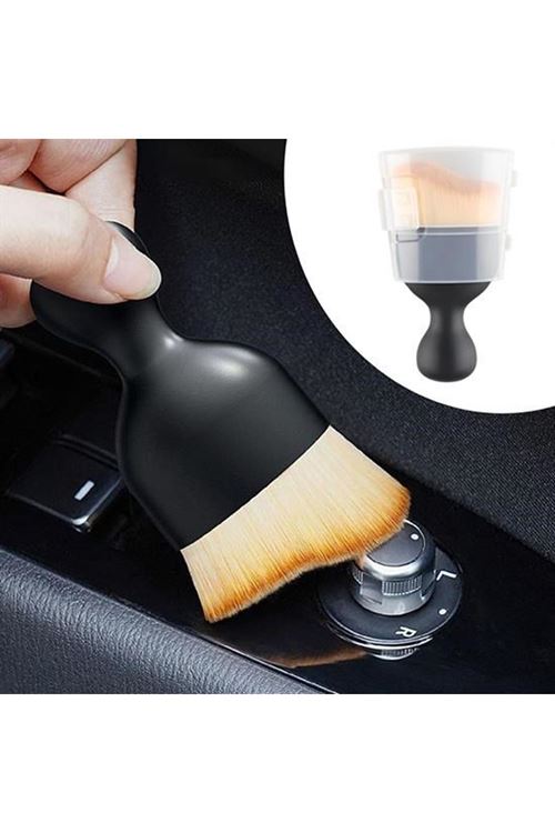 Tbl Dekor® Yumuşak Kıllı Araç İçi Detaylı Oto Temizlik Fırçası