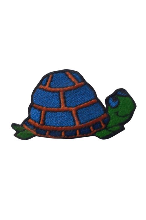 Aplike Ütü İle Yapışan Kaplumbağa Arma 4x3 cm