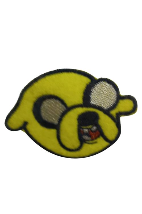 Aplike Ütü İle Yapışan Köpek Yüzü Sarı Arma 6x7 cm