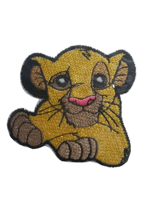 Aplike Ütü İle Yapışan Küçük Kaplan Arma 3x4 cm