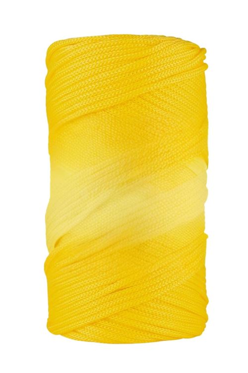 Makrome İpi 3mm  Polyester Canlı Sarı