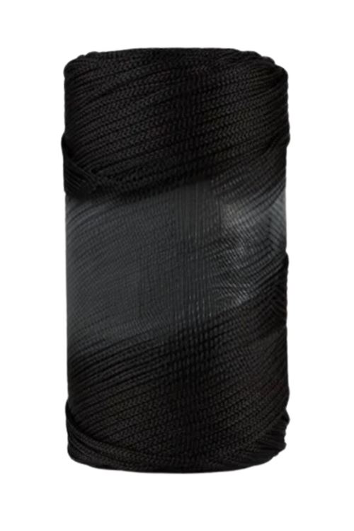 Makrome İpi 3mm Polyester Siyah