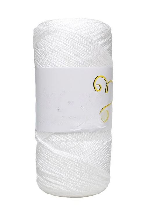 Makrome İpi 3mm Polyester Beyaz