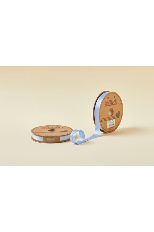 Biye Saten Katlı 052 Koyu Mavi 2 cm 25 Metre %100 Polyester