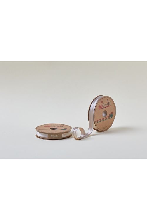 Biye Saten Katlı 089 Açık Taş 2 cm 25 Metre %100 Polyester