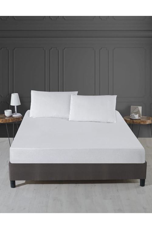 Alez Pamuklu Fitted Yatak Koruyucu 160*200 cm