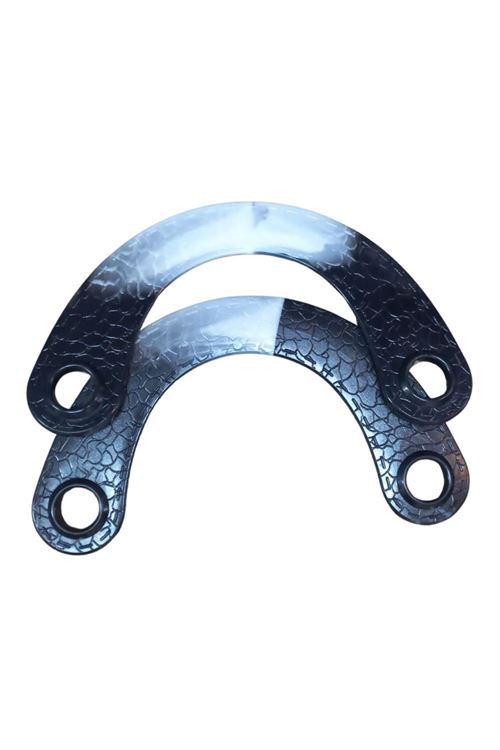 Çanta Sapı Ay Model Siyah Desenli 20 cm