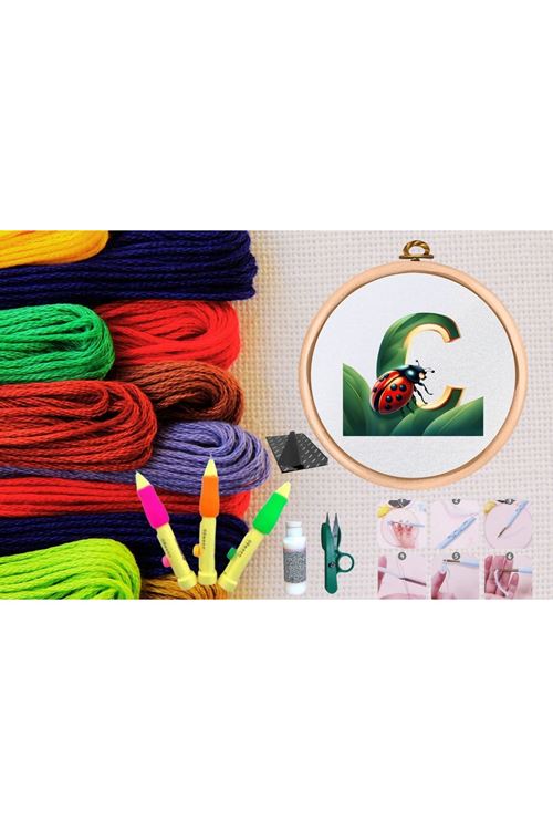 Punch Seti Nakış Seti Kasnaklı Kendin Yap Seti Seri 61