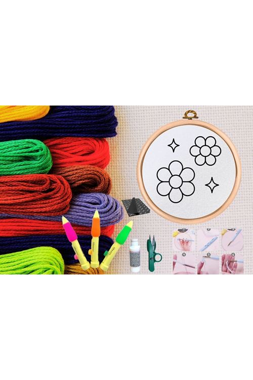 Punch Seti Nakış Seti Kasnaklı Kendin Yap Seti Seri 50