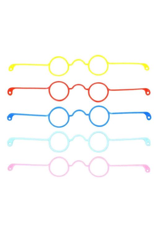 Amigurumi Gözlük 5 Adet Renkli