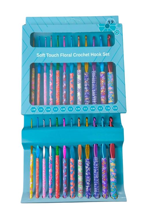 Yün Tığ Set Desenli 12 Adet