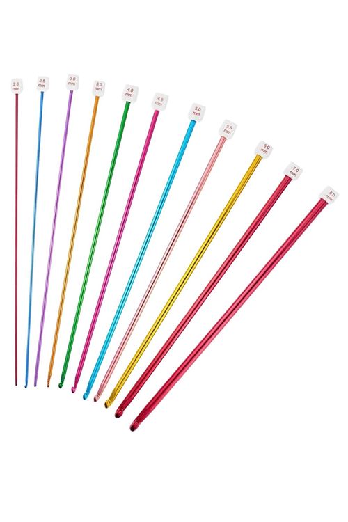 Örgü Tığ Metalize 25 cm  9 Numara