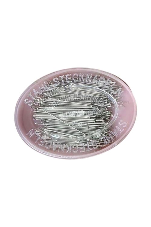 Çelik İğne Pembe Oval Kutuda 25 Gr