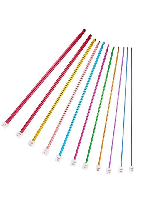 Örgü Tığ Metalize 35 cm  6 Numara