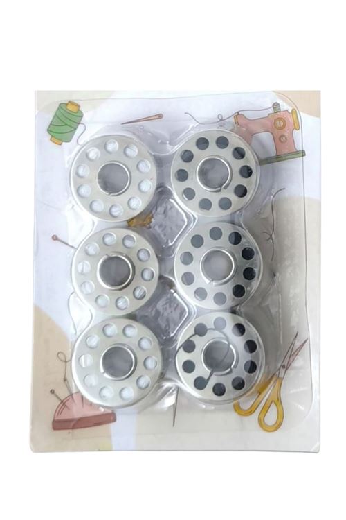 Masura İpli 6'lı Metal Siyah-Beyaz