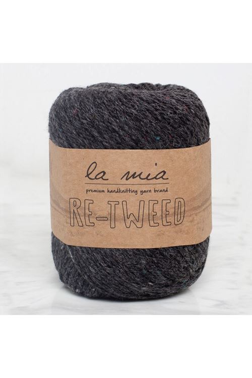 La Mia Re-Tweed Füme Melanj El Örgü İpi - L153 - 34416