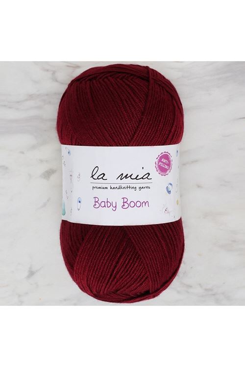 La Mia Baby Boom Bordo El Örgü İpi - 110 - 34453