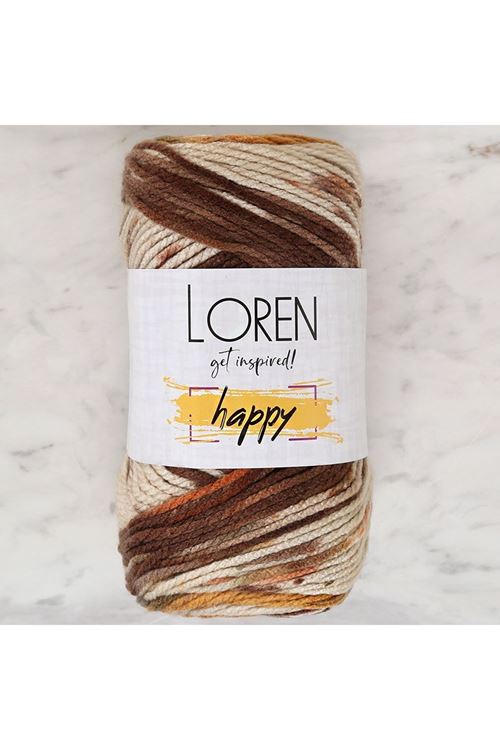 Loren Happy Ebruli El Örgü İpi - RH007 - 34292