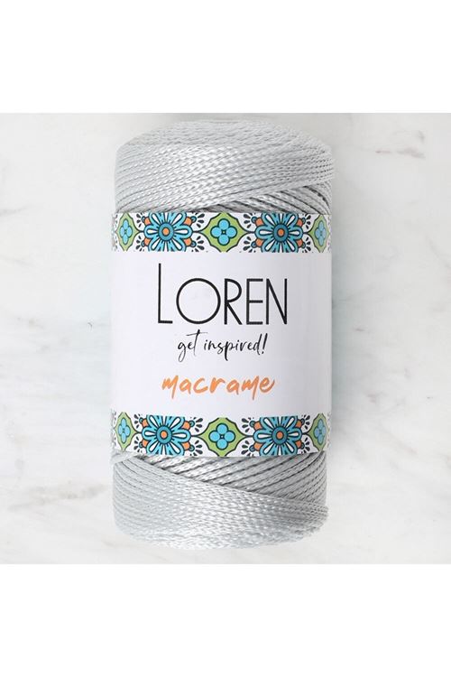 Loren Macrame Gri El Örgü İpi - RM 060 - 34331