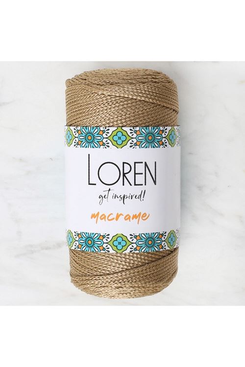 Loren Macrame Sütlü Kahve El Örgü İpi - RM 041 - 34328