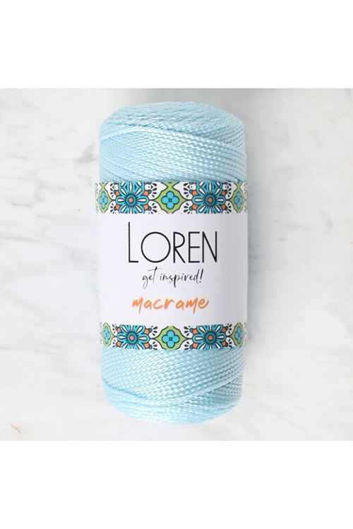 Loren Macrame Bebe Mavi El Örgü İpi - RM 0221 - 34354
