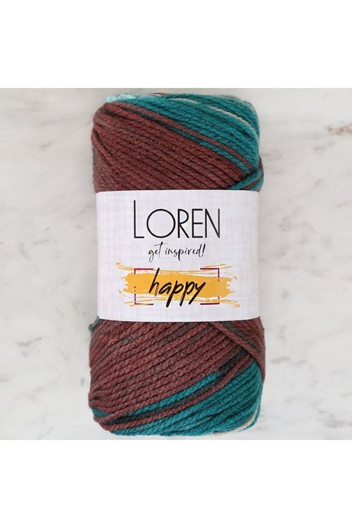 Loren Happy Ebruli El Örgü İpi - RH018 - 34303