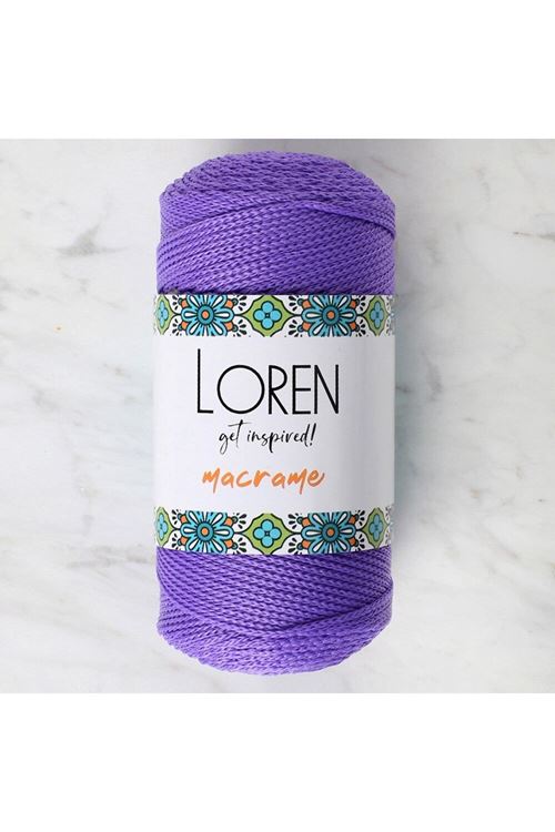 Loren Macrame Mor El Örgü İpi - RM 0141 - 34346