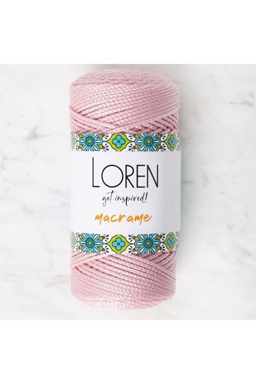 Loren Macrame Toz Pembe El Örgü İpi - RM 072 - 34343
