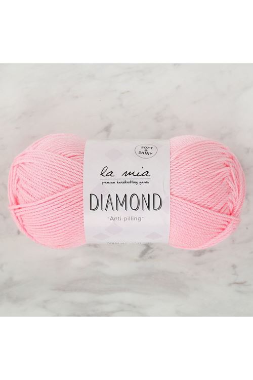 La Mia Diamond Pembe El Örgü İpi - L046 - 34257