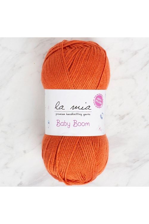 La Mia Baby Boom Kiremit Rengi El Örgü İpi - 1210 - 34130