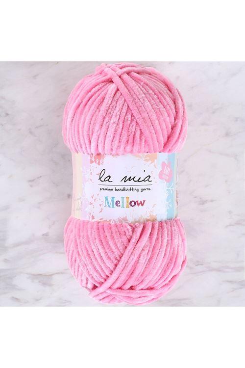 La Mia Mellow Pembe El Örgü İpi - 914 - 34160