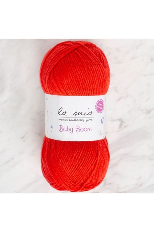 La Mia Baby Boom Kırmızı El Örgü İpi - 1170 - 34108