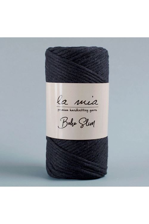 La Mia Boho Slim Siyah El Örgü İpi -L006 - 34203