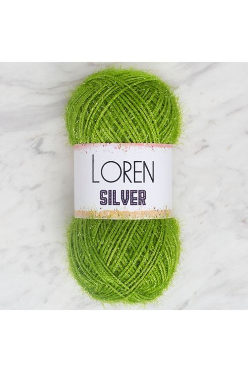 Loren Silver Yeşil El Örgü İpi - RS0047 - 34099