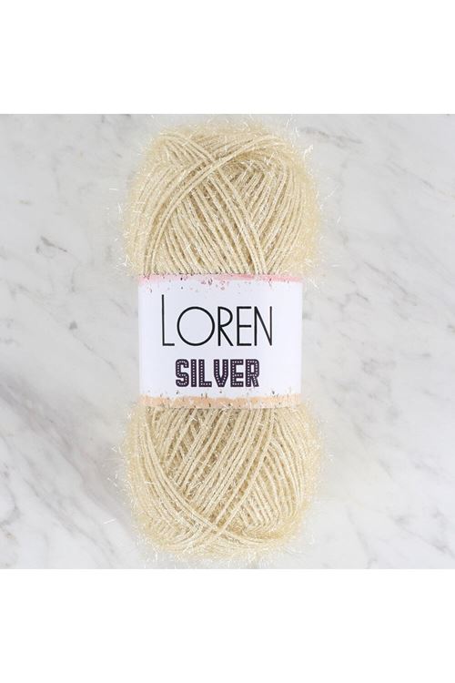 Loren Silver Bej El Örgü İpi - RS0066 - 34094